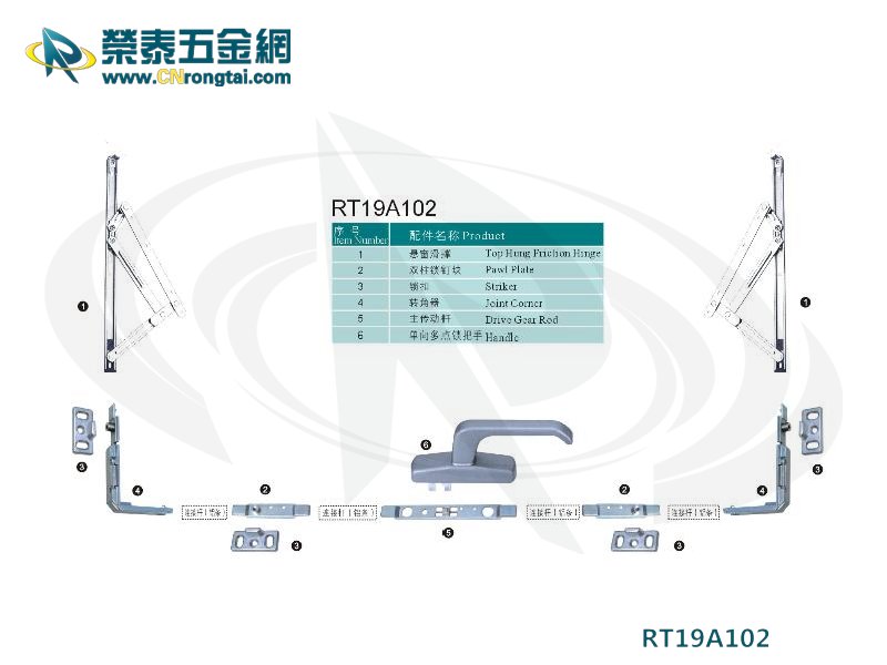 上悬窗系列欧标上悬窗多点锁