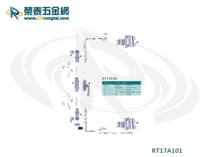 内开窗系列欧标内平开窗两点锁