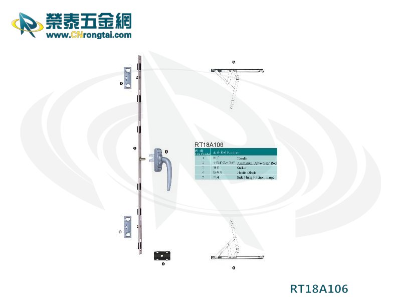 外平开窗非欧标外平开窗两点锁